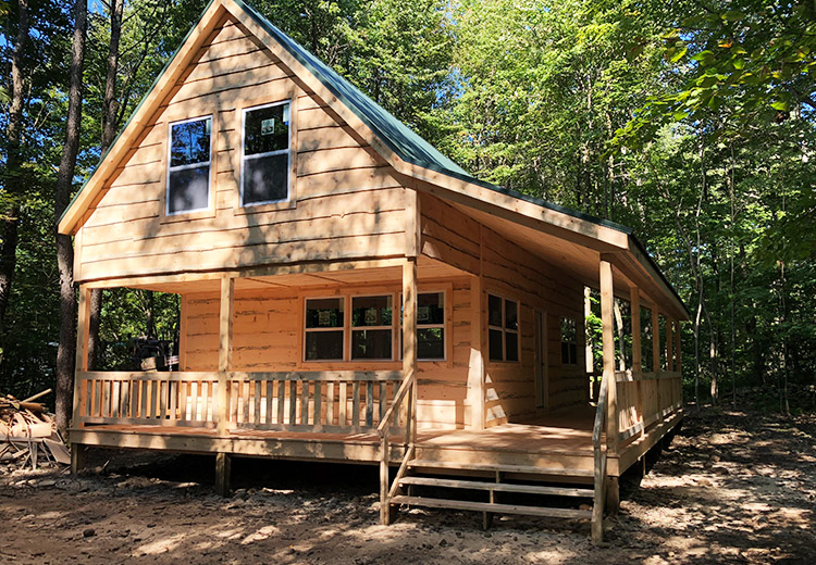Cabin Packages Ny Wrap Around Porch From Land And Camps