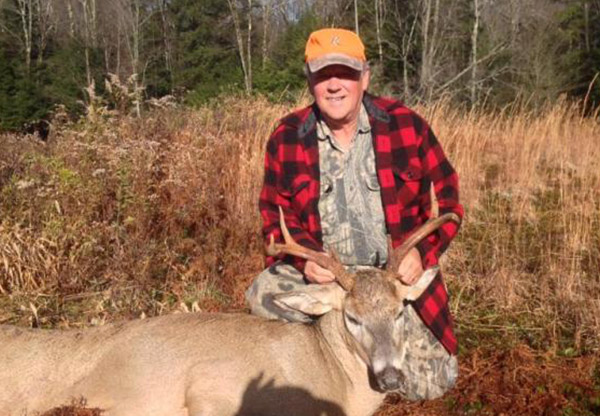 Deer Hunting Land for Sale NY Hunting Picture of Man with deer From Land And Camps