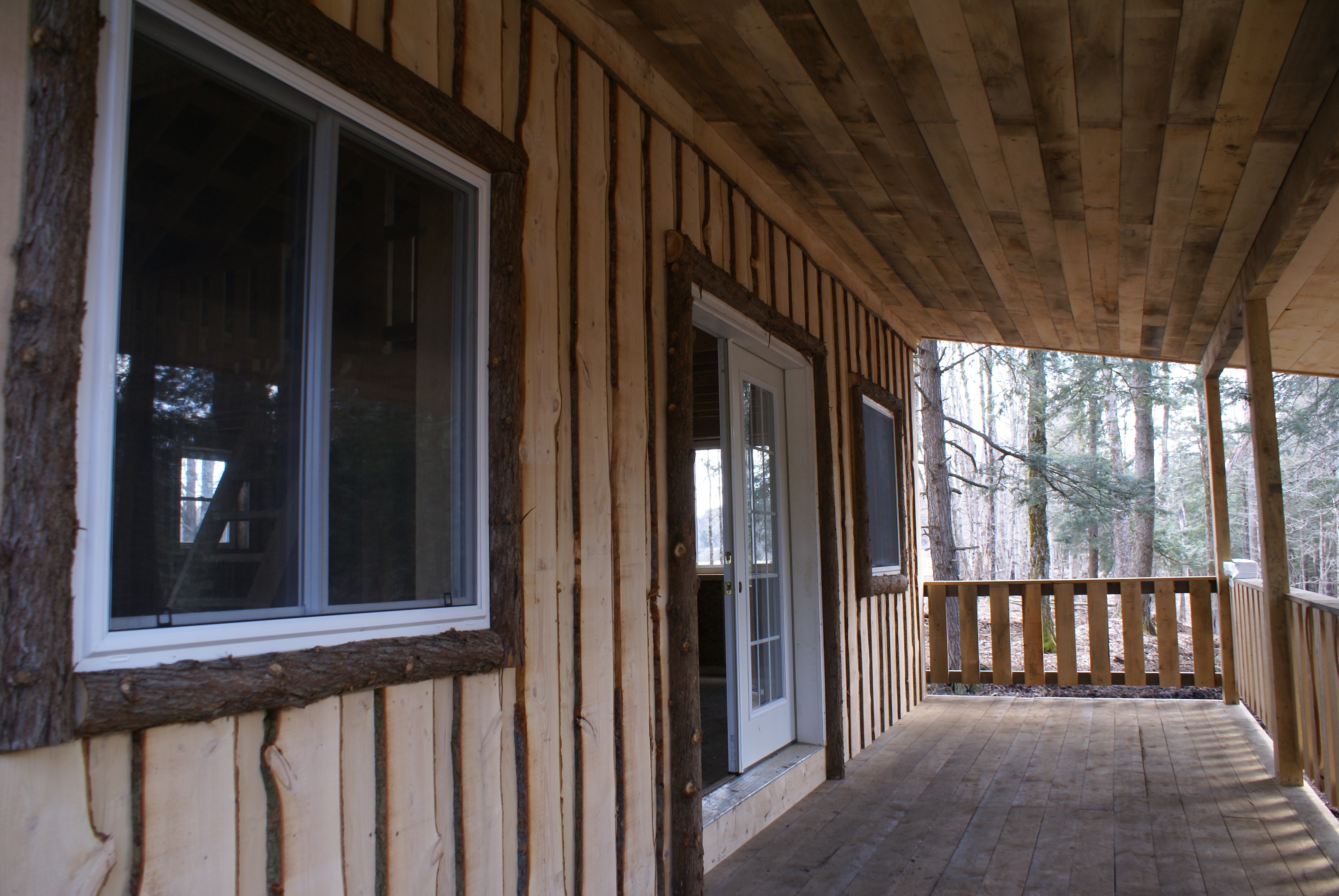 Alaskan Lodge Porch View NY State From Land And Camps