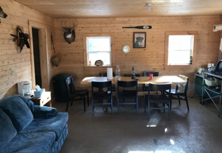 Cabin and Large Acreage NY Camp St. Regis Interior from Land and Camps