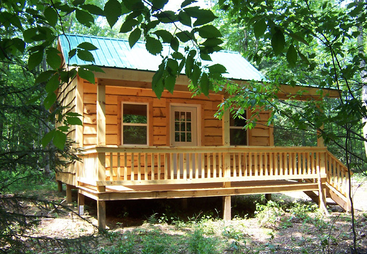 Cabin With Loft Classic Camp NY From Land And Camps